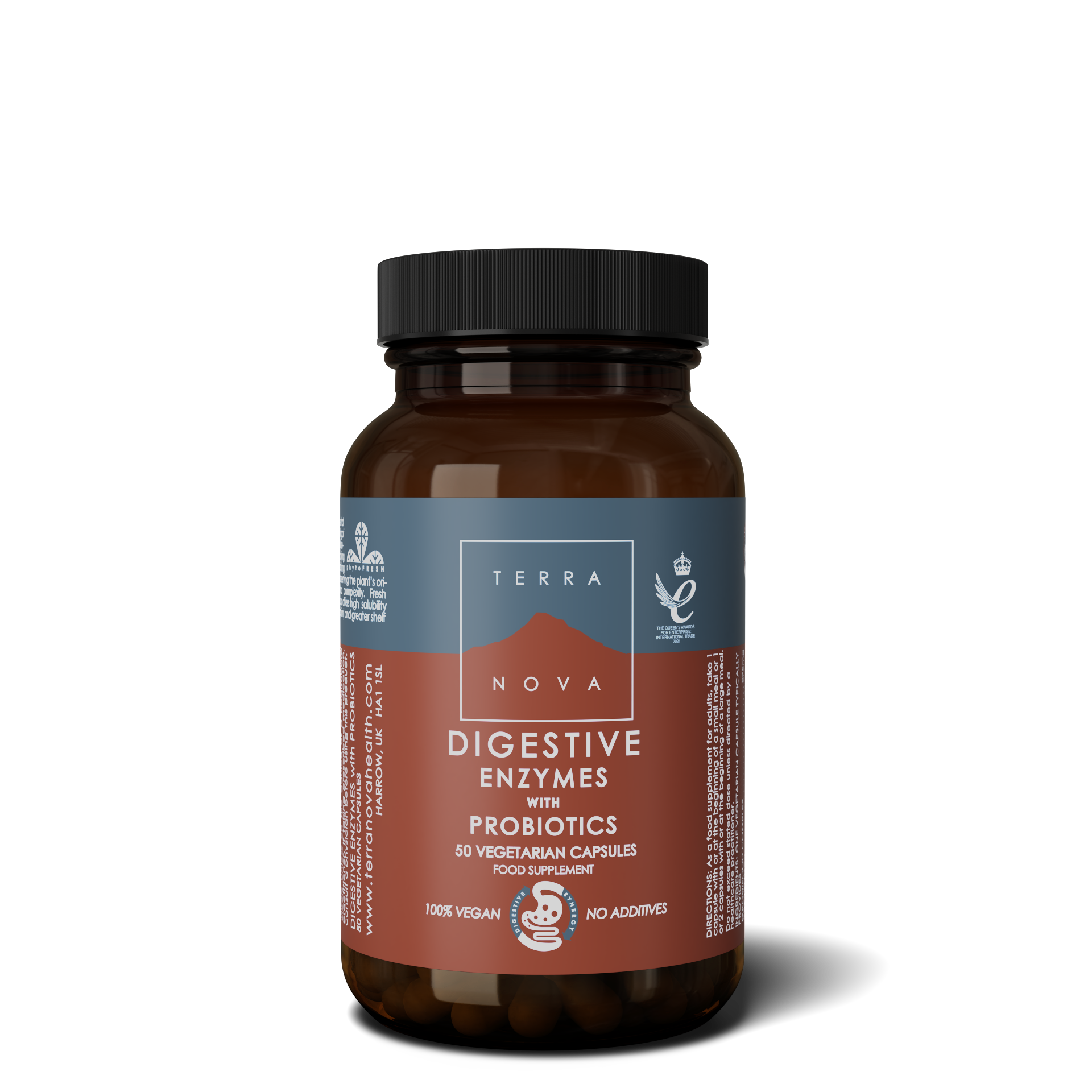 Terranova Digestive Enzymes & Probiotics 50 capsule