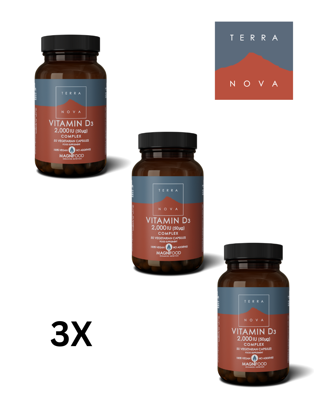 TERRANOVA Vit D3 2000iu Complex