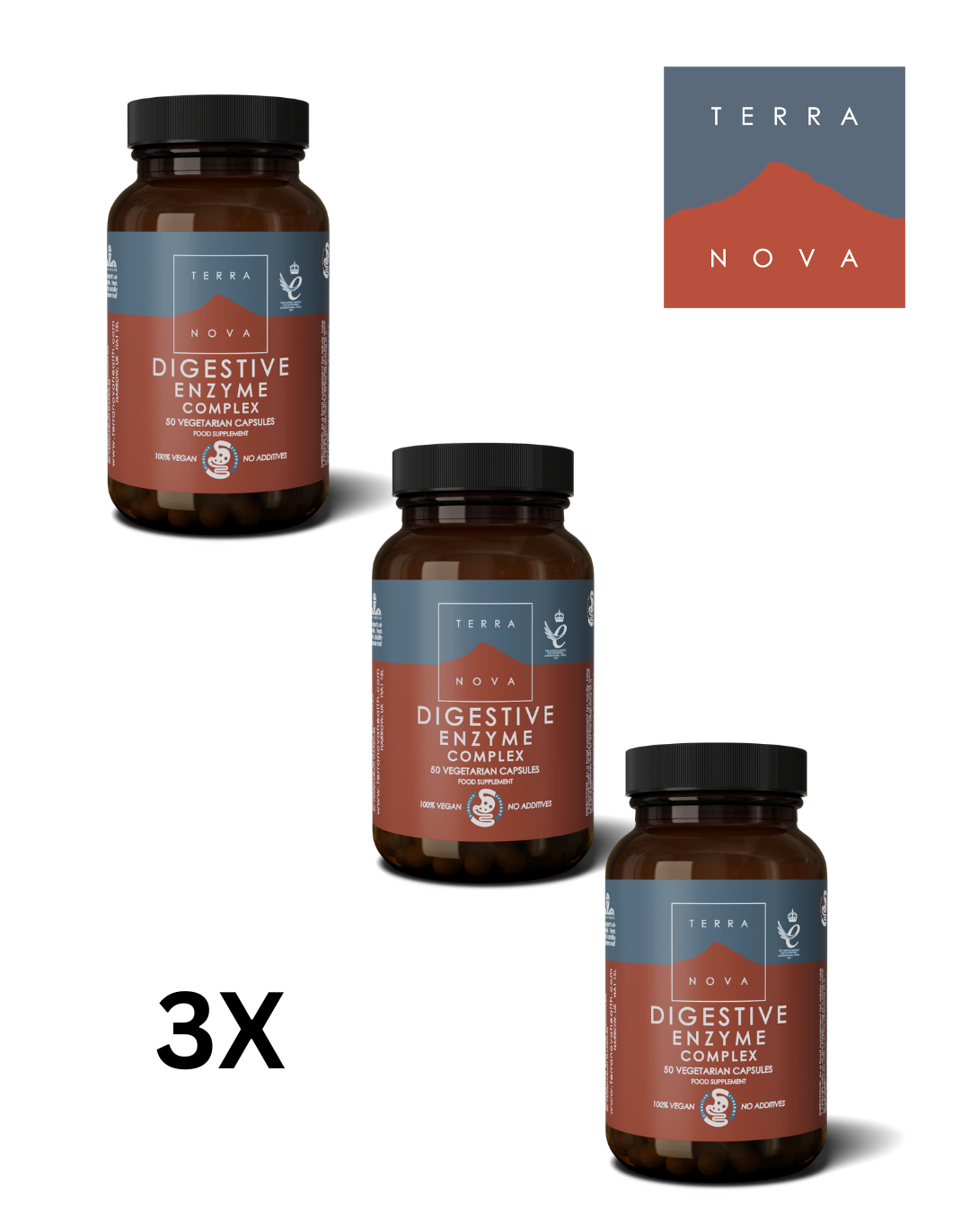 TERRANOVA Digestive Enzyme Complex 50's