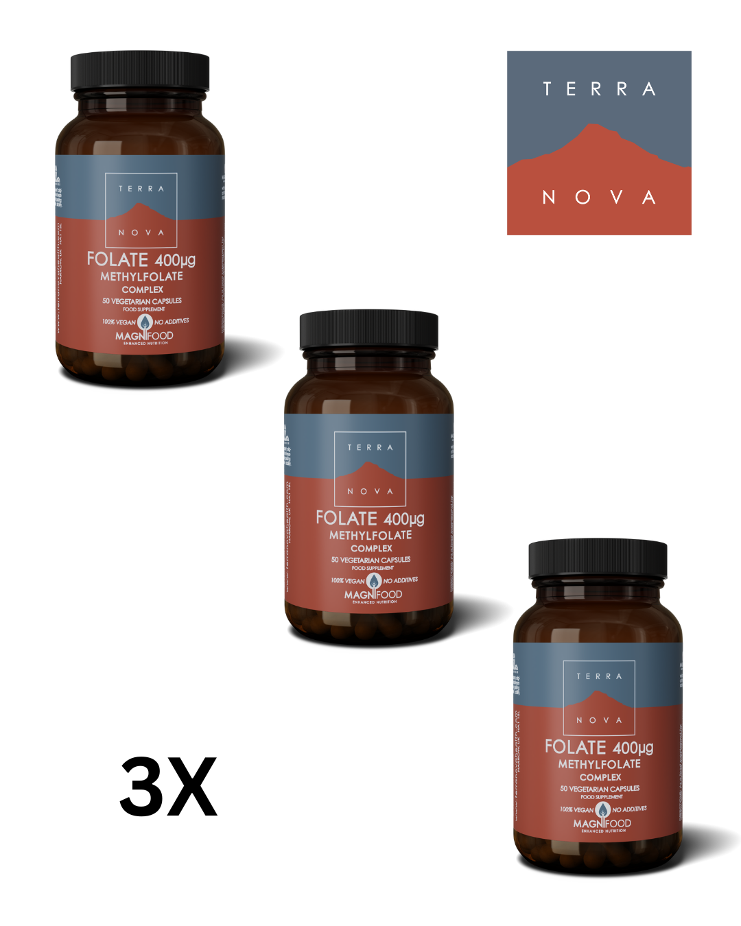 TERRANOVA Folate 400μg Complex