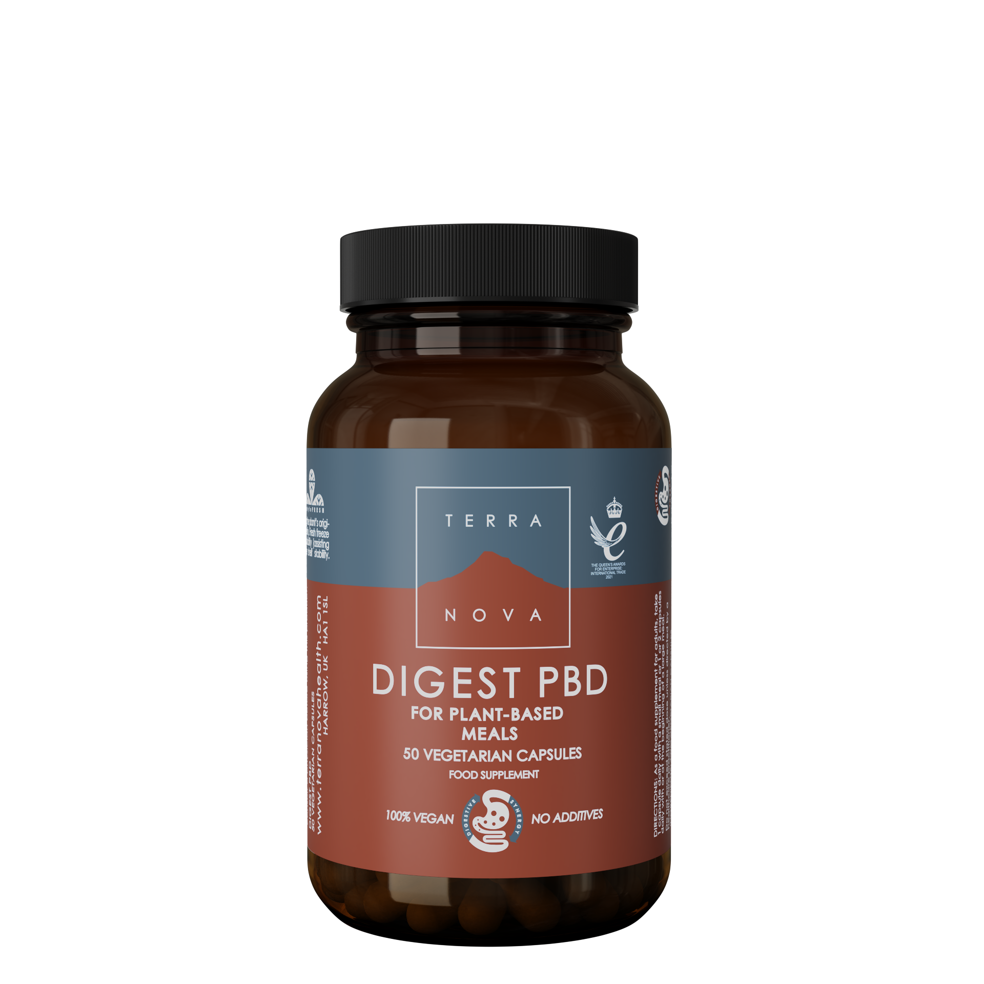 TERRANOVA Digest PBD (Plant-Based Diets) – enzime digestive pentru vegetarieni