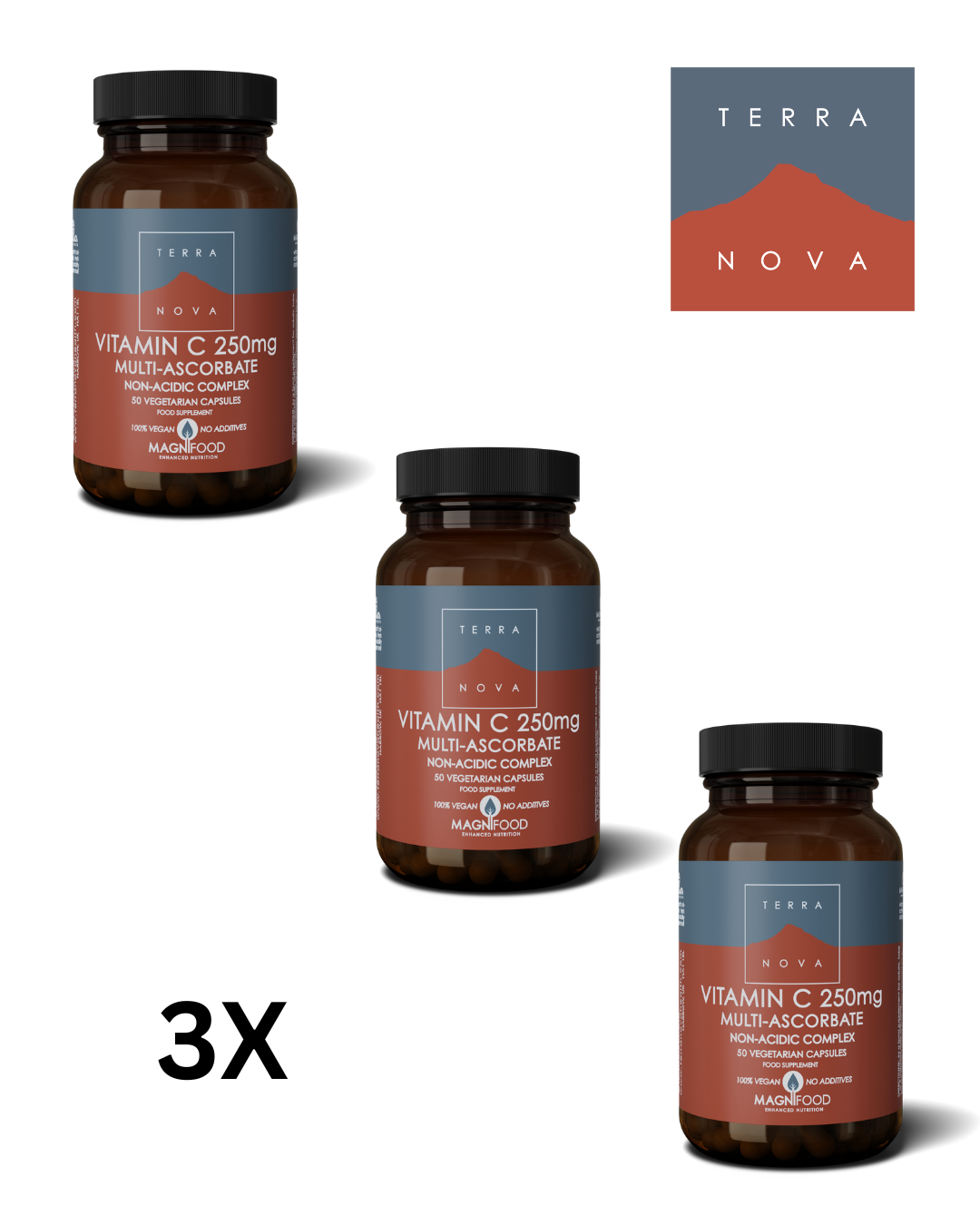 TERRANOVA Vitamin C 250mg Complex