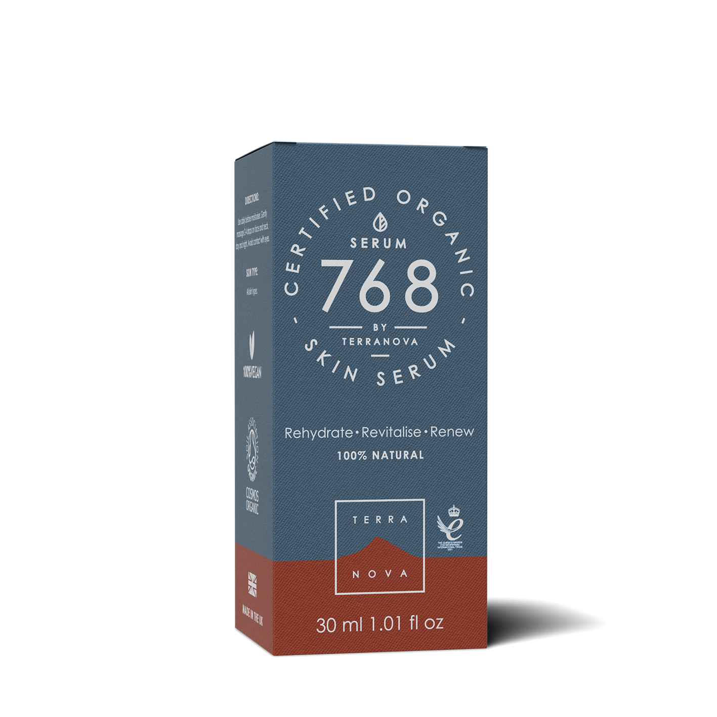 TERRANOVA Organic Skin Serum No768 – ser de față hidratant