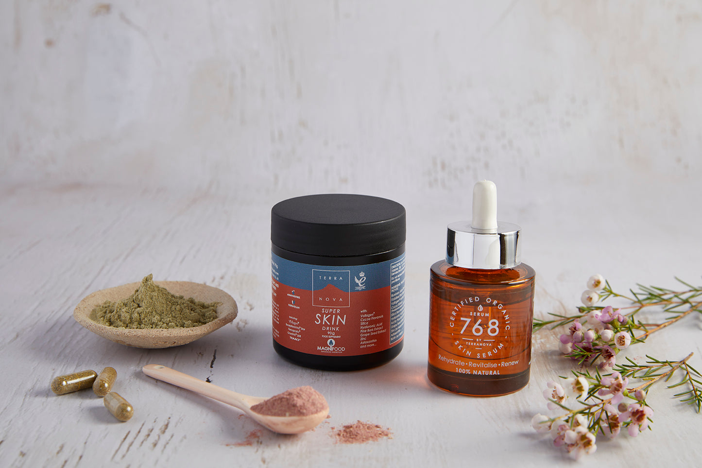 TERRANOVA Organic Skin Serum No768 – ser de față hidratant