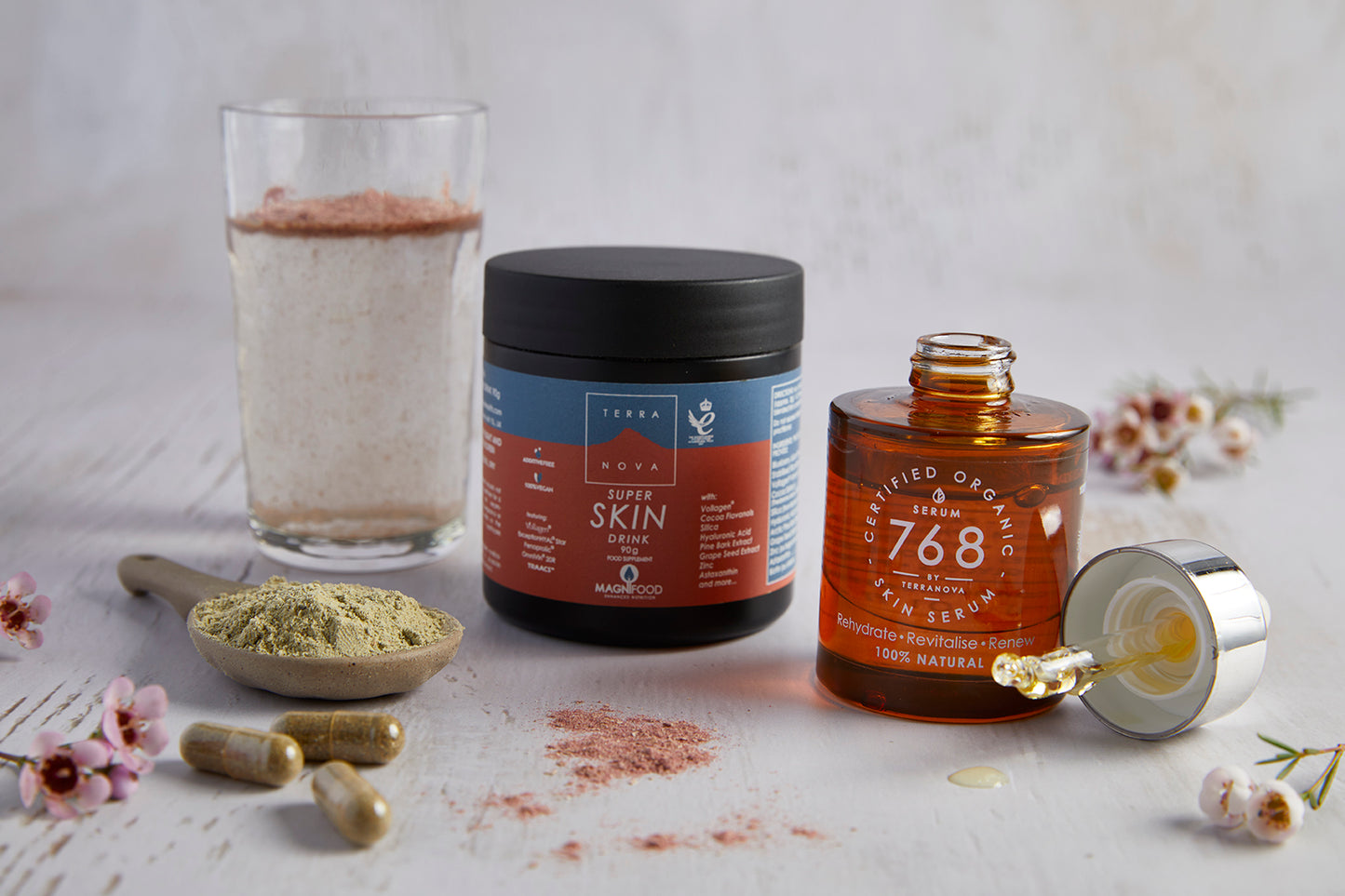 TERRANOVA Organic Skin Serum No768 – ser de față hidratant